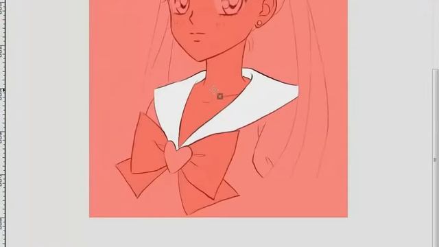 How I draw and color Sailor Moon in GIMP (Part 4/8) смотреть онлайн