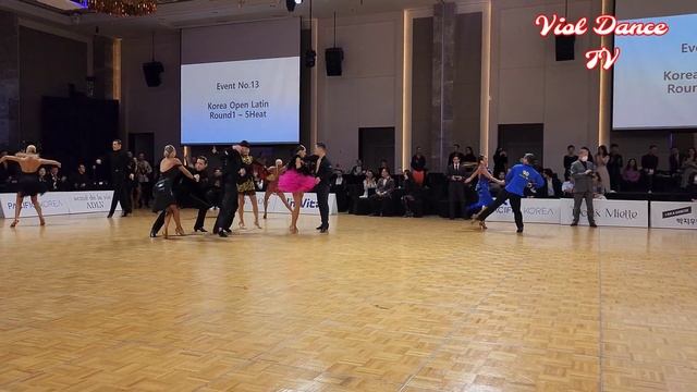 2023 Korea Open/ Open Professional Latin 1R H2 Samba смотреть онлайн