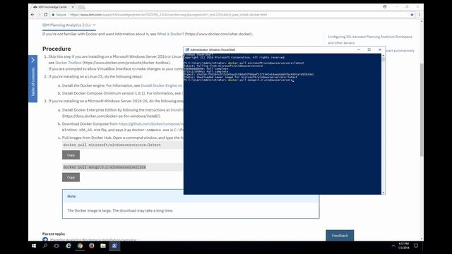 IBM Planning Analytics Workspace install on virtual Windows 2016 Server смотреть онлайн