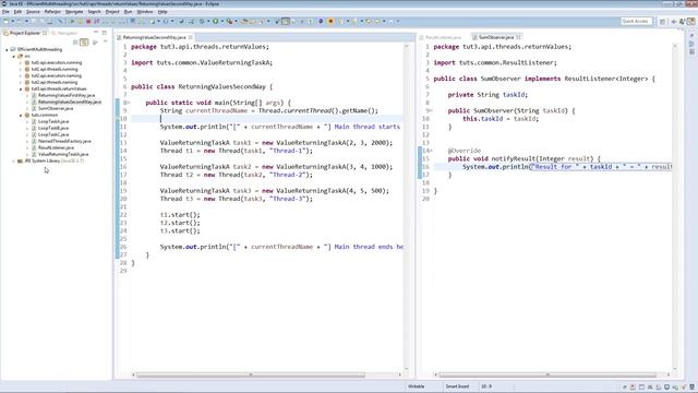 2 Returning Values Second Way -- Returning values from Threads in Executor Framework смотреть онлайн