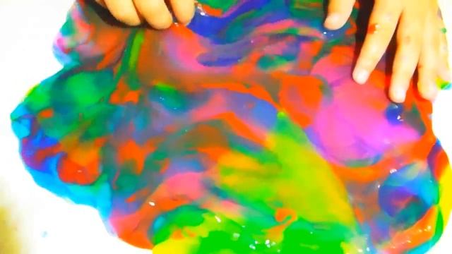 Надула ГИГАНСКИЙ ЛИЗУН СЛАЙМ  #ол Challenge 6 Cans Color6 Баночек с разной слизью