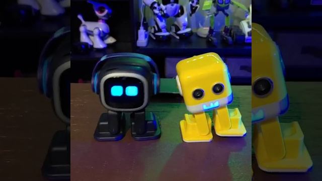 Emo Robot Vs Cubee Dance Off Music Provided By #Emo #cubee #emopet #emorobot #emo Robot #livingai