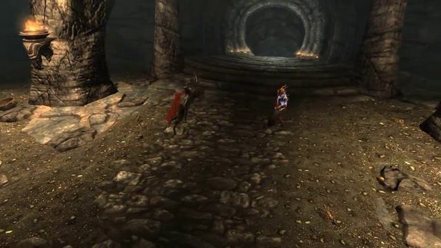 Skyrim Battle - Miraak Vs Harkon смотреть онлайн