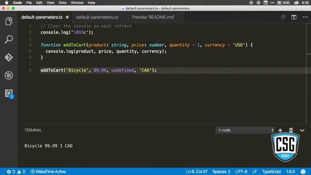 TS Default Parameters смотреть онлайн