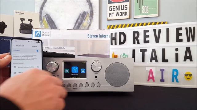 Ocean Digital WR 800F  Radio Internet WiFi E FM E  DLNA