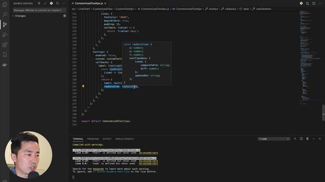 Customize your charts with Chart.js and React Lesson 4 - Custom tooltips смотреть онлайн