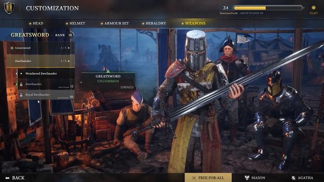 Chivalry 2 Weapons & Customization! смотреть онлайн