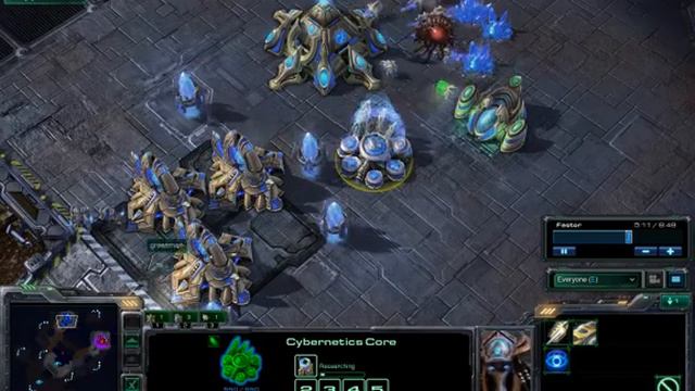 StarCraft 2 zealot+stalker rush смотреть онлайн