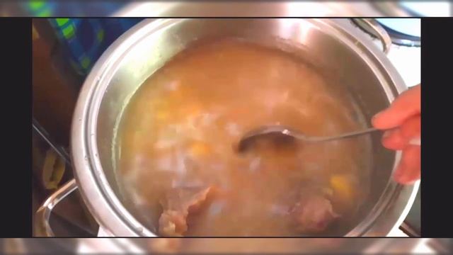 Готовим гороховый суп с копчеными ребрышками и картофелем смотреть онлайн