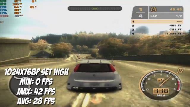 NFS MOST WANTED ON CELERON N3350 (HD GRAPHICS), 2GB RAM, ft, Acer ES1-432 смотреть онлайн
