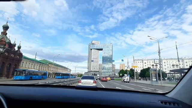 Поездка на машине по Москве. Николоямская улица.Сергия Радонежского.БЦ Голден Гейт Шоссе Энтузиасто смотреть онлайн