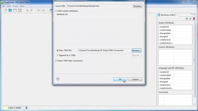 Convert Bilingual File to or from TMX with Heartsome TMX Editor 8 смотреть онлайн