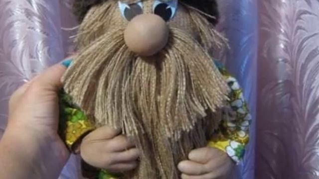 Домовёнок из мешковины своими руками смотреть онлайн