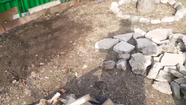Фундамент(площадка) под будущий печь для казана! смотреть онлайн