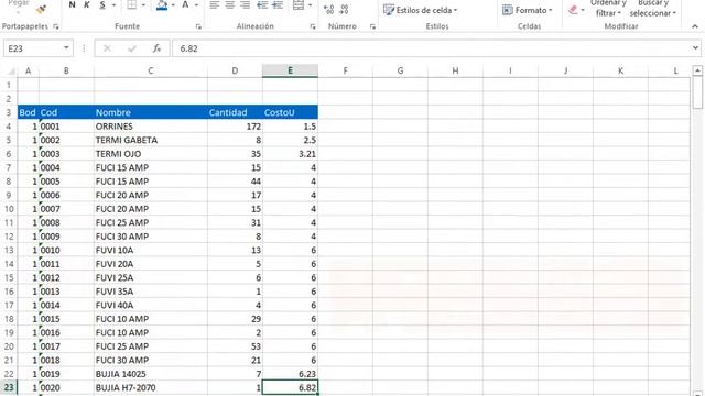 ABC Inv/Fact: Importar desde Excel a un documento смотреть онлайн