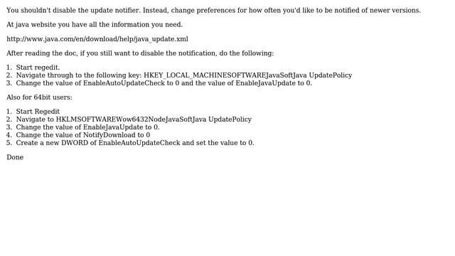 How to disable the Java update message balloon in Windows 7? (3 Solutions!!) смотреть онлайн