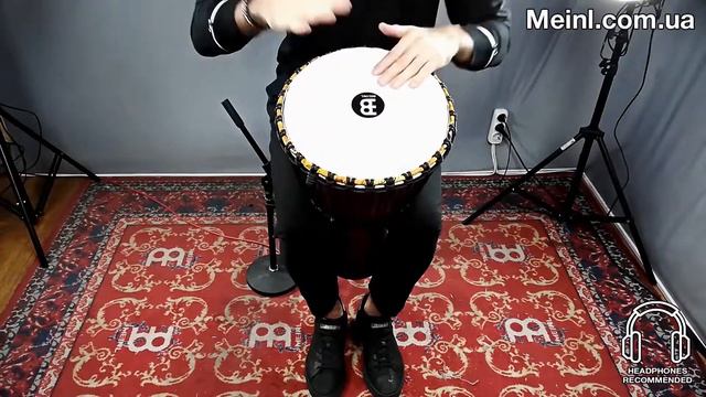 Джембе MEINL PROADJ1-L Professional African Djembes Traditional Style hewn 12" смотреть онлайн