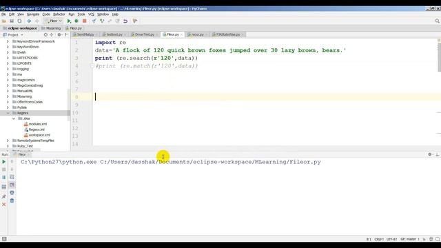 Python Regular Expression Methods смотреть онлайн