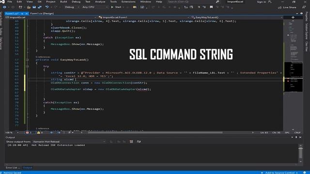 IMPORT EXCEL File to DATAGRIDVIEW in C# - THE EASY WAY смотреть онлайн