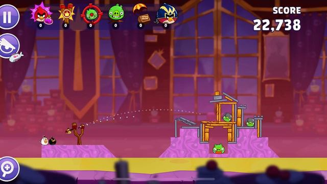 Game Play Footage: Apple Arcade- Angry Birds Reloaded “Pigs in a banquet” level 1 смотреть онлайн