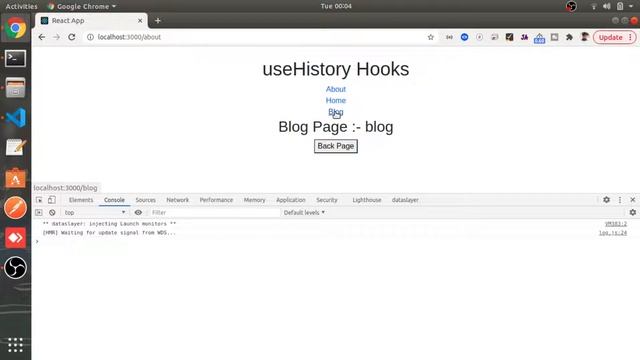 useHistory | Hooks | Part #45 | React js in Hindi tutorial смотреть онлайн