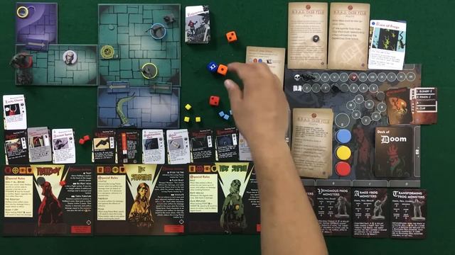 Dice and Dragons - Hellboy The Board Game How To Play and Playthrough смотреть онлайн