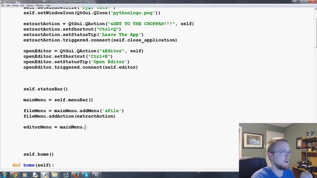 Editor - PyQt with Python GUI Programming tutorial 13 смотреть онлайн