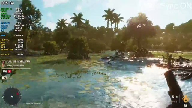 GTX 750 Ti | Far Cry 6 VSync on vs off Test FPS Difference смотреть онлайн