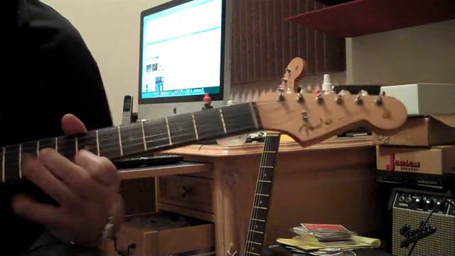 Long Drawn Out Red House Jam on a 1960 Vintage Fender Bassman смотреть онлайн