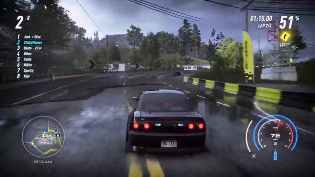 Need For Speed HEAT | Sky Ace Circuit Race | 1996 Nissan 180SX Type X смотреть онлайн
