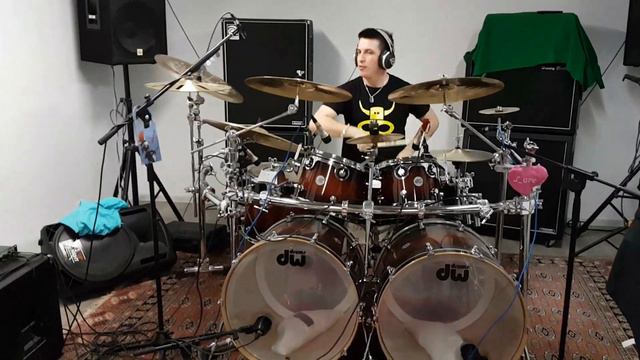 Metallica Enter Sandman drum cover by matthieu TEST смотреть онлайн