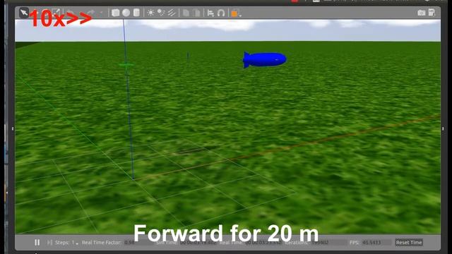 Simulation of Airship Flight on ROS-Gazebo Framework смотреть онлайн