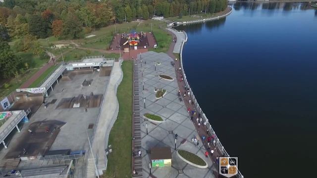Съёмка с квадрокоптера - Балтийский Полу марафон 2015 в Калининграде смотреть онлайн