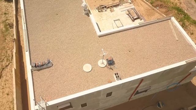 Обзор#1 Гравий в балластной системе гидроизоляции на плоской крыше