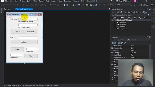 Sharing Sourcecode : Simple OPC DA Client - C# смотреть онлайн