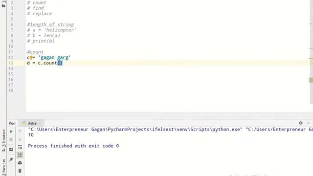 Python tutorial to Advance $ String len,count and find functions смотреть онлайн