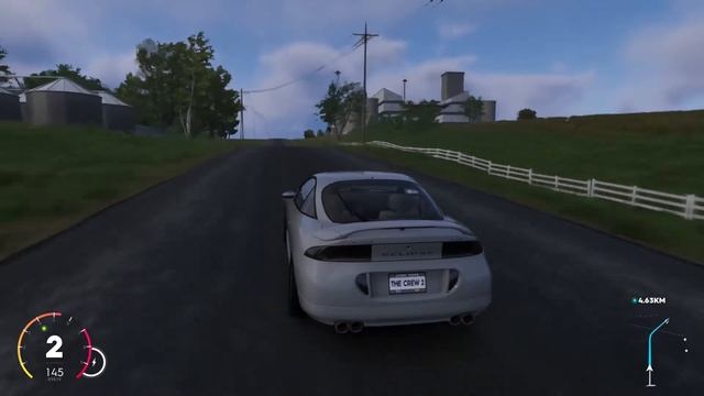 1997 Mitsubishi Eclipse GSX ll The Crew 2ll Aggressive Cruise Game Play... смотреть онлайн