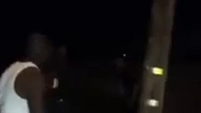 Gangster Shoots Gun During Fight