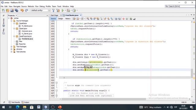 Sistema informático de compras y ventas en Java y SQL Server (video 4) смотреть онлайн