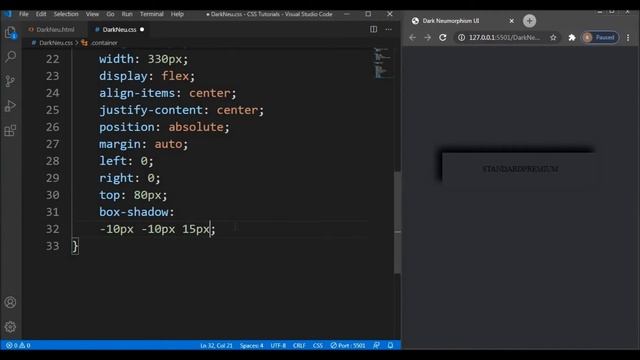 CSS Dark Neumorphism UI Radio Buttons | CSS3 Custom Radio Button | How To Create Neumorphism Effect смотреть онлайн
