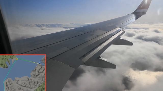 Norwegian Boeing 737-800 Oslo - Longyearbyen смотреть онлайн