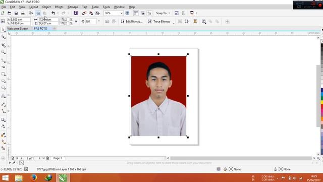 CARA MENGUBAH UKURAN FOTO UNTUK DI UPLOAD (COREL DRAW) смотреть онлайн