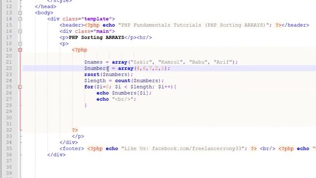 PHP Fundamentals Part - [26] : PHP Sorting Arrays смотреть онлайн