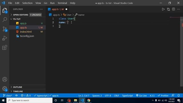Typescript tutorial #25 Class basic смотреть онлайн