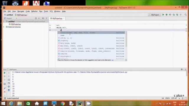 while Loop Statements & range() Function in Python Programming смотреть онлайн