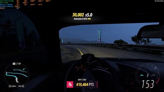 Forza Horizon 5 - Ryzen 7 5800X + MSI GTX 1660 Ti Gaming X 6GB - 1080p смотреть онлайн