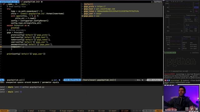 ? [python] - From GoGS to Gitlab: python import:export script (2021-11-30) смотреть онлайн