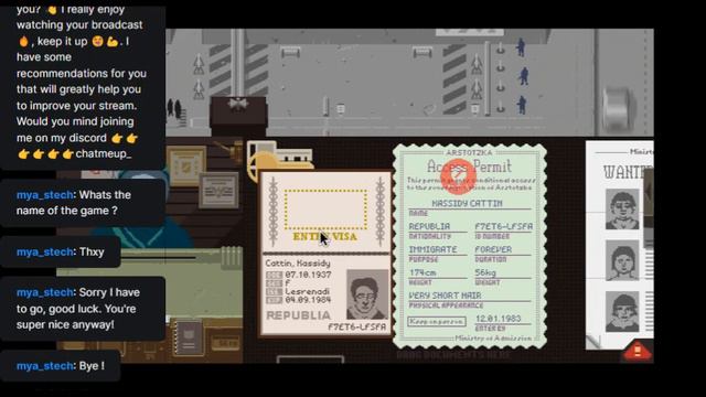 I MAKE A DEAL WITH A VENGEFUL FATHER - Twitch Papers Please Gameplay 6.02.24 смотреть онлайн