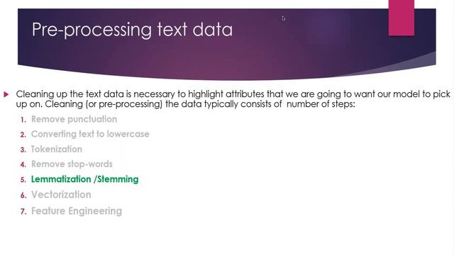 04_Tokenization,Stemming& Lemmatization(-2-تهيئة وتحضير البيانات النصية) смотреть онлайн