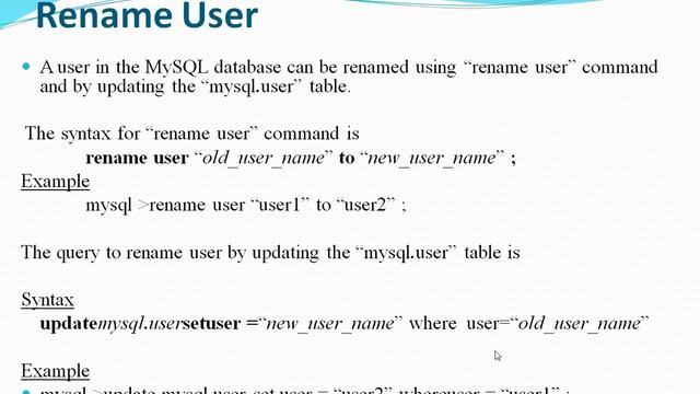 RDBMS UNIT II MODULE 8 смотреть онлайн